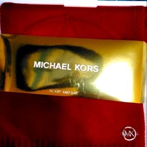 Michael Kors hat and scarf set